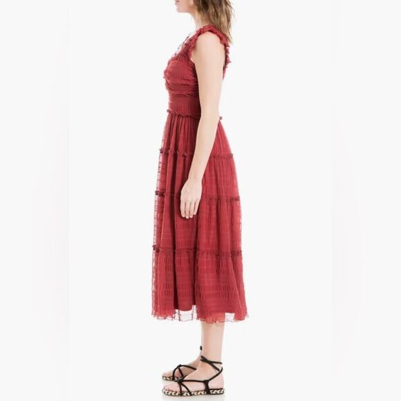 NWT Max Studio Mesh Sleeveless Maxi Dress small - Picture 4 of 15